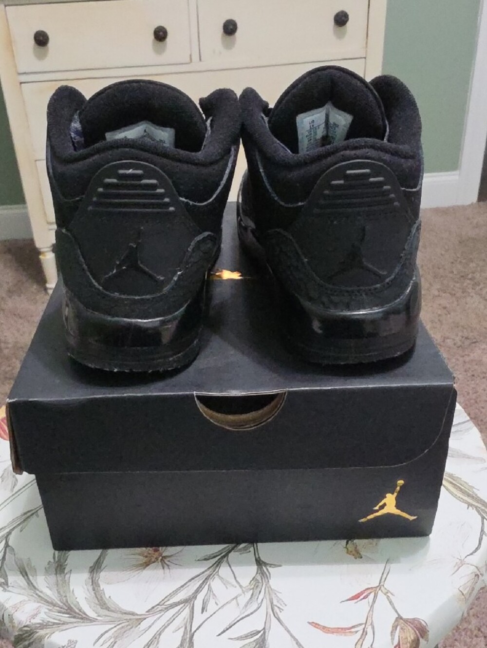 Jordan Black Little Kids' Sneakers - Picture 4 of 4